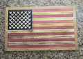 Handcrafted Wooden American Flag – Mouse Design