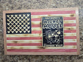 Handcrafted Wooden American Flag – Steamboat Willie Edition