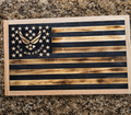 Handcrafted Wooden U.S. Air Force Flag Plaque